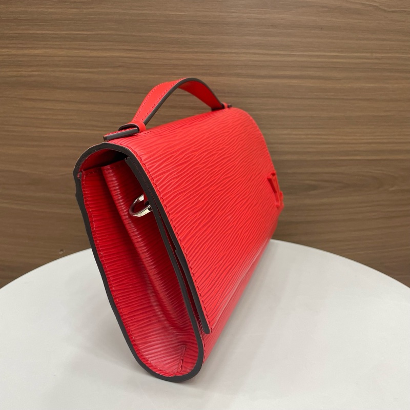 LV路易威登｜橫版水波紋cluny 紅色-2