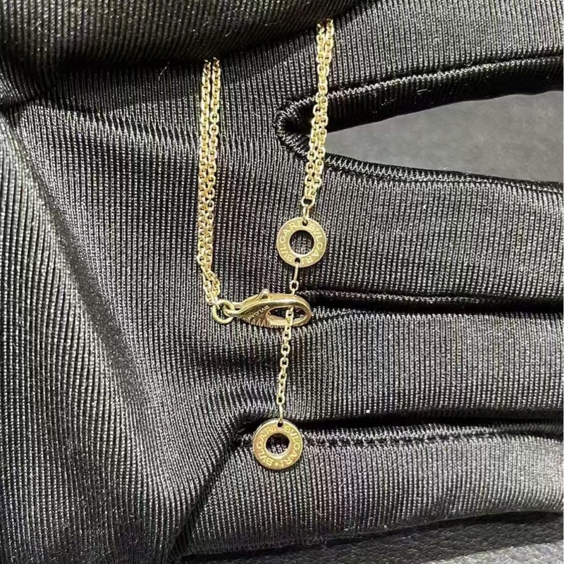 寶格麗｜紅玉髓扇子手鍊L號 玫瑰金-7