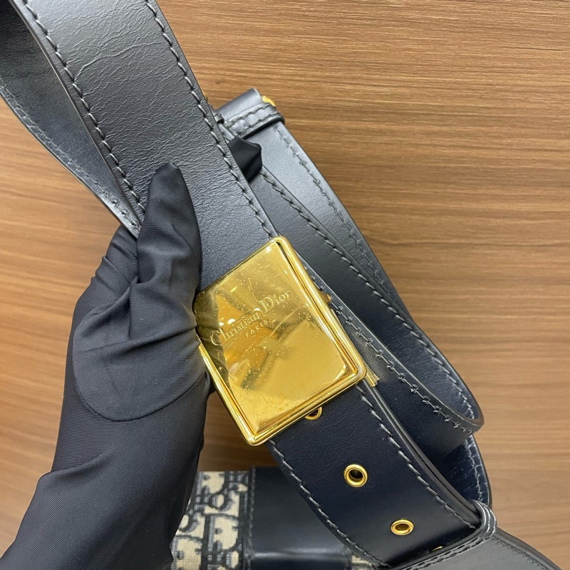 迪奧｜蒙田盒子 老花藍色-8