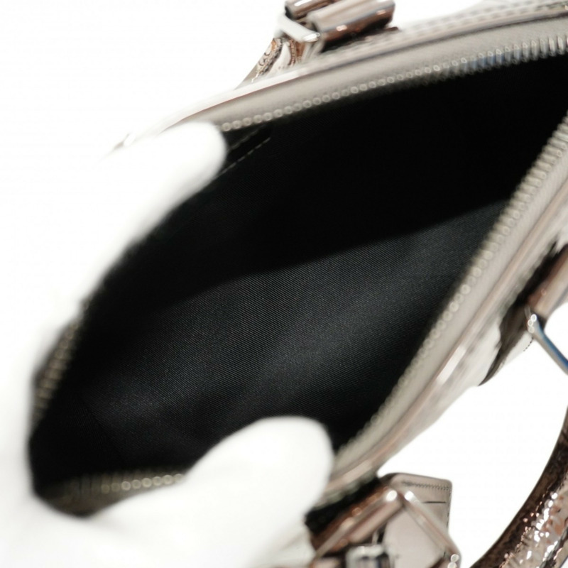 路易威登 Monogram Mirror Keepall Bandoulière 25 手提包 M26903 槍灰色男士兩用包-3