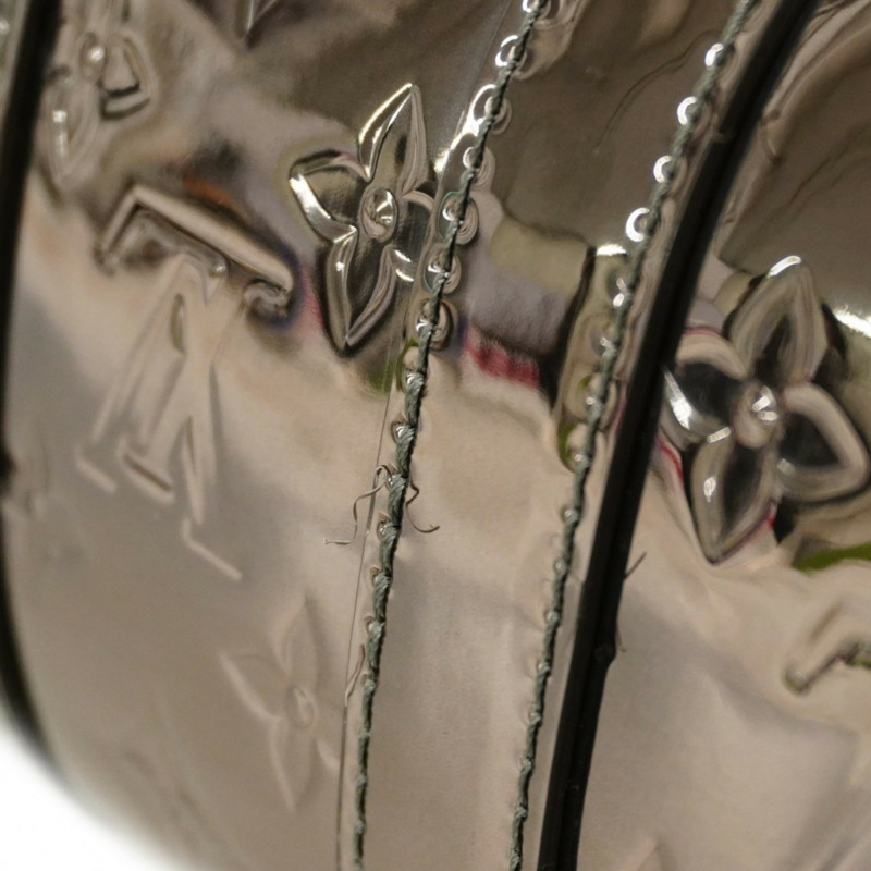 路易威登 Monogram Mirror Keepall Bandoulière 25 手提包 M26903 槍灰色男士兩用包-5