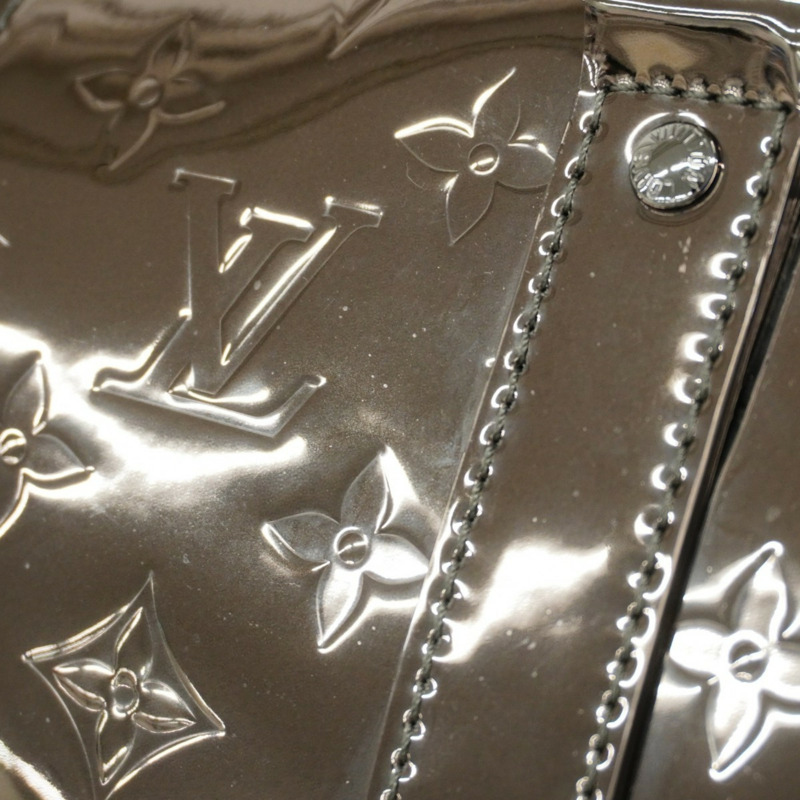 路易威登 Monogram Mirror Keepall Bandoulière 25 手提包 M26903 槍灰色男士兩用包-7