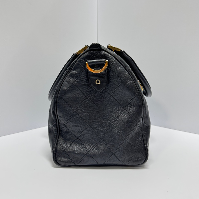 【超熱門秒殺款⏰】 Chanel 黑金 波士頓包 肩背+手提+斜背包 （專櫃27.3萬）-8