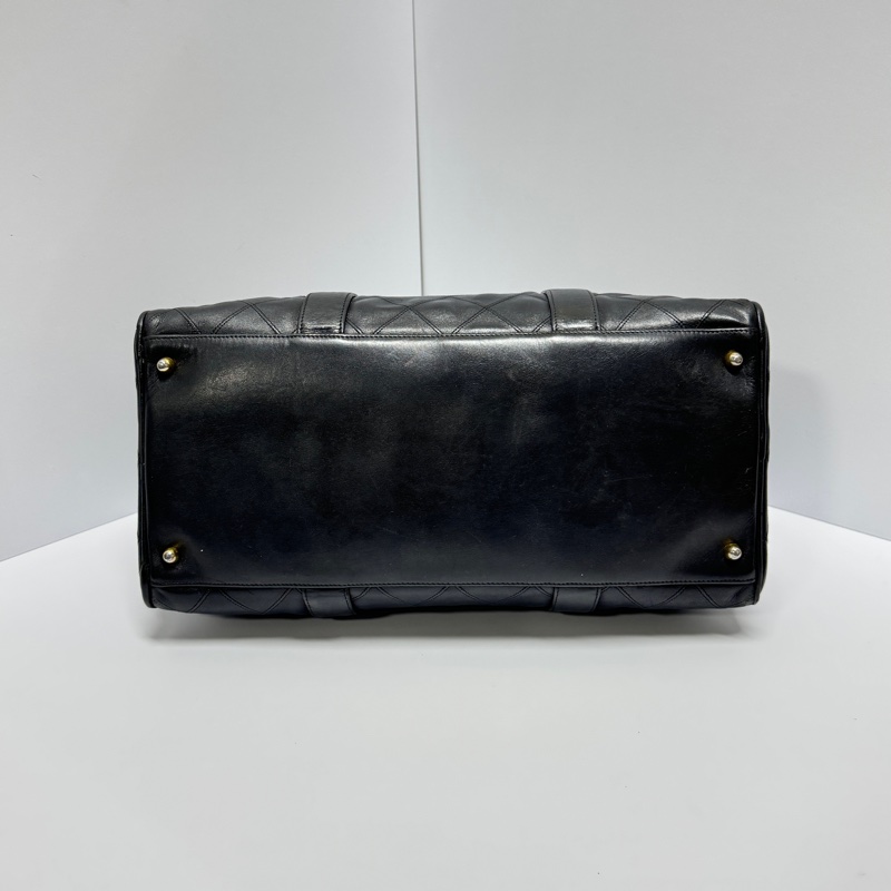 【超熱門秒殺款⏰】 Chanel 黑金 波士頓包 肩背+手提+斜背包 （專櫃27.3萬）-9