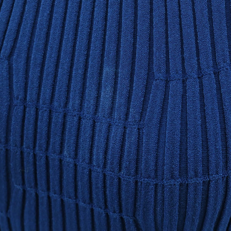 【日本直送】香奈兒羅紋針織連身裙，銅氨纖維布料，藍色，CC標誌，貨號158555M-6