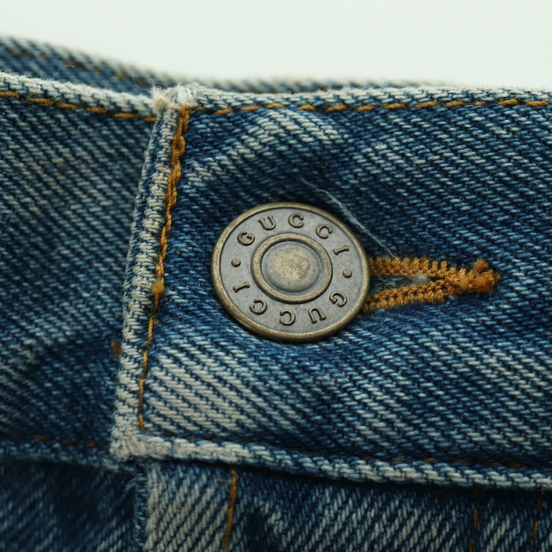 【日本直送】GUCCI Buggy 牛仔褲，牛仔藍，貨號 758153，正品號 158567M-2