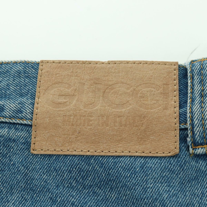 【日本直送】GUCCI Buggy 牛仔褲，牛仔藍，貨號 758153，正品號 158567M-8