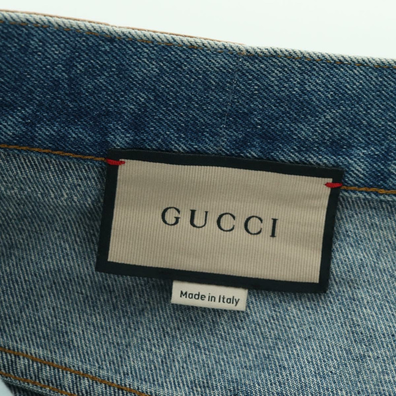 【日本直送】GUCCI Buggy 牛仔褲，牛仔藍，貨號 758153，正品號 158567M-10