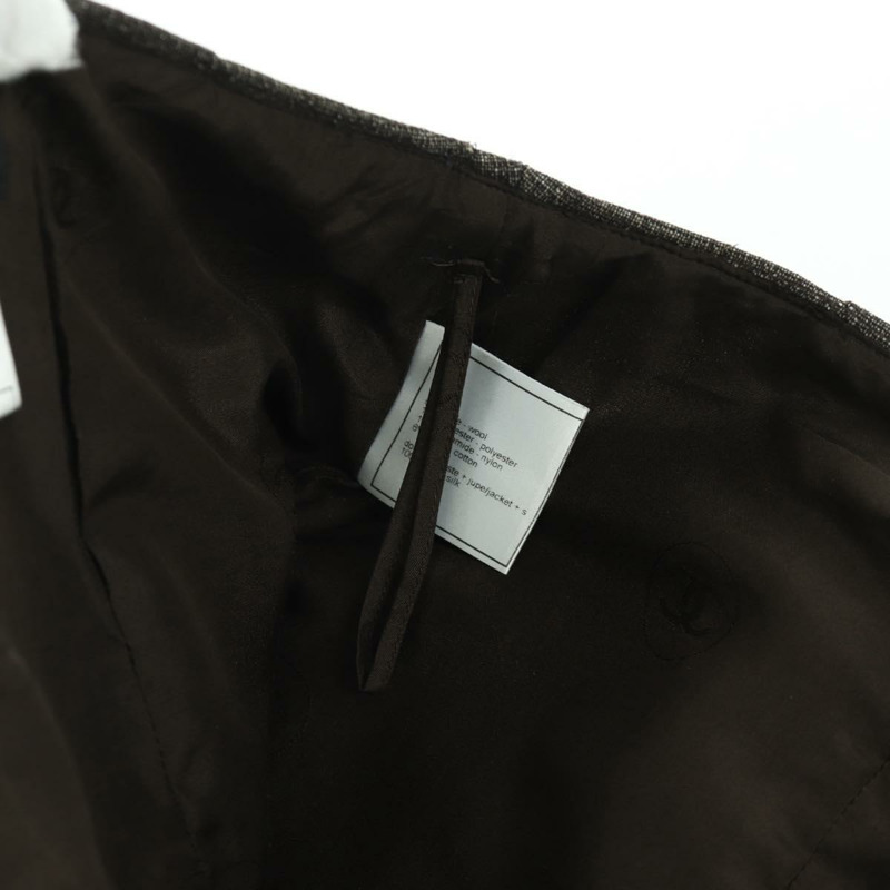 【日本直送】香奈兒外套半裙套裝 羊毛棕色 CC Auth 158559M-19