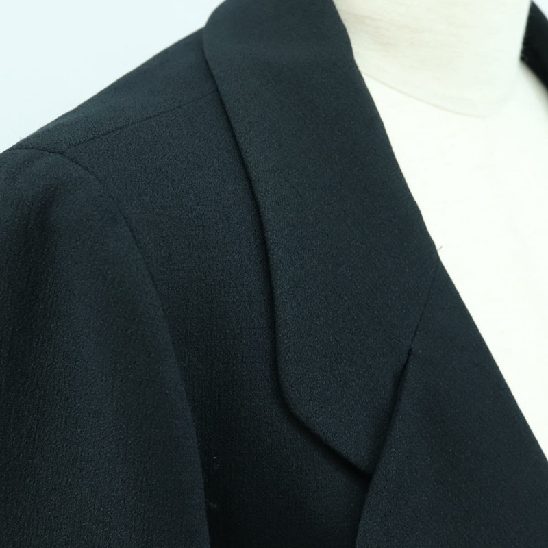 【日本直送】香奈兒外套和半裙套裝，羊毛材質，海軍藍，CC標誌，正品，貨號158565M-4