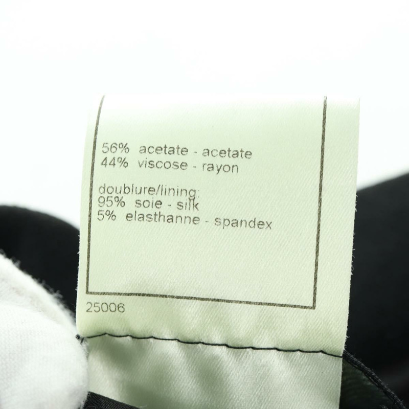 【日本直送】香奈兒黑色人造絲夾克，CC標誌，貨號158563M-11