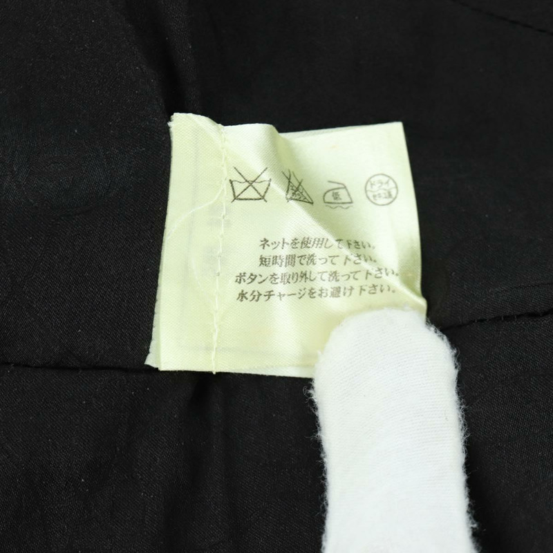 【日本直送】香奈兒黑色人造絲夾克，CC標誌，貨號158563M-12