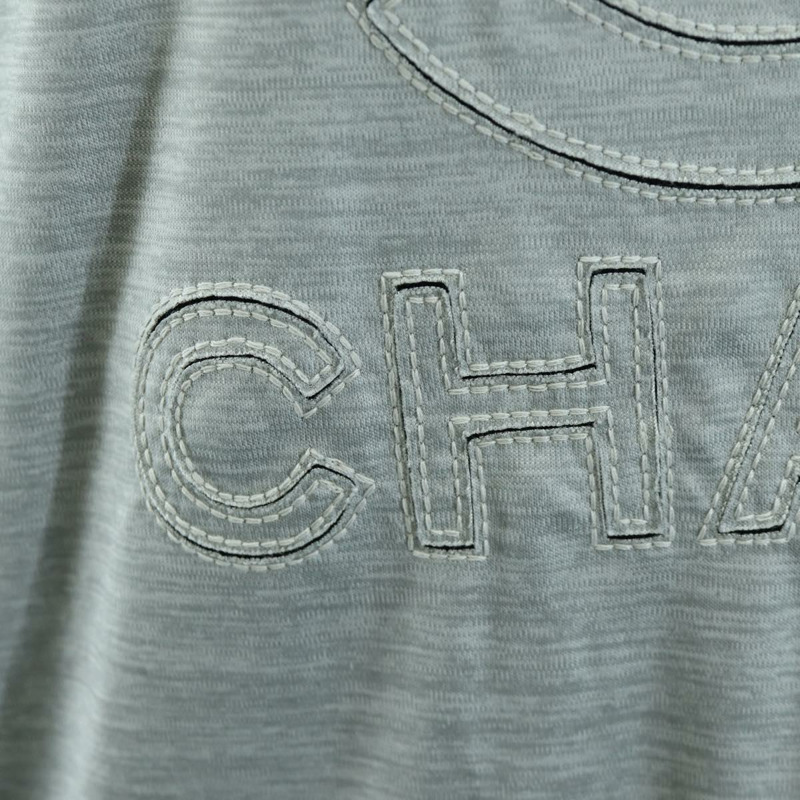 【日本直送】香奈兒 (CHANEL) CC 銀色黏膠纖維上衣,36 碼,正品,貨號 am10856V-6