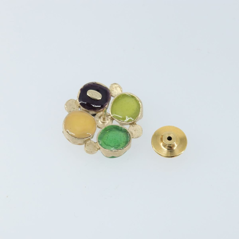 【日本直送】香奈兒 CC Gripoix 寶石胸針，金屬材質，多色金色，CC Auth am10855V-4