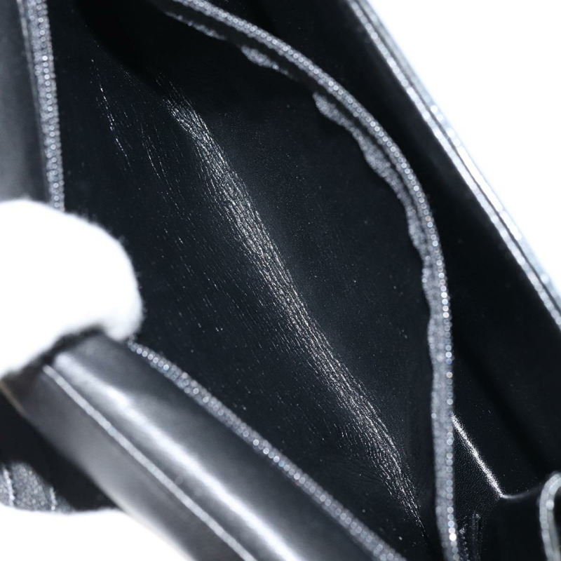 【日本直送】香奈兒鏈條肩背包 漆皮 黑色 金色 CC 標誌 Auth bs32777-11