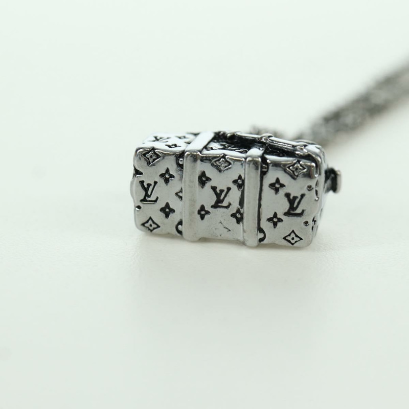 【日本直送】路易威登 Keepall 旅行項鍊，金屬銀色 M00914，LV 正品，編號 166997SAM-17