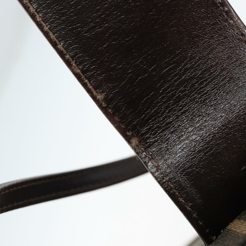 【日本直送】FENDI Zucca帆布Mamma Baguette手袋 黑色棕色 正品 171483V-8