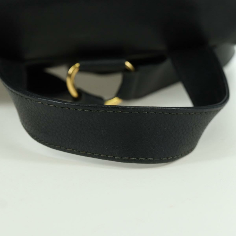 【日本直送】蒂芬妮 (TIFFANY&Co.) 黑色金色皮革雙肩包，正品 LNZ354V-6