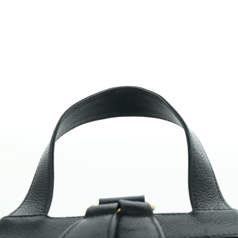 【日本直送】蒂芬妮 (TIFFANY&Co.) 黑色金色皮革雙肩包，正品 LNZ354V-13