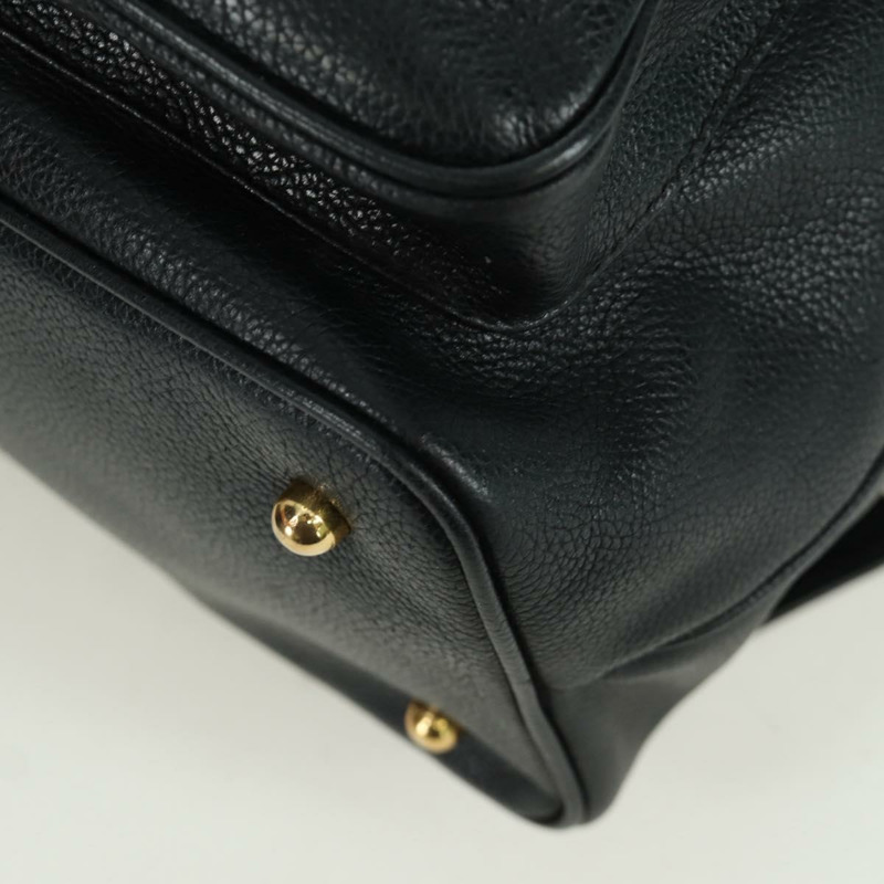 【日本直送】蒂芬妮 (TIFFANY&Co.) 黑色金色皮革雙肩包，正品 LNZ354V-16