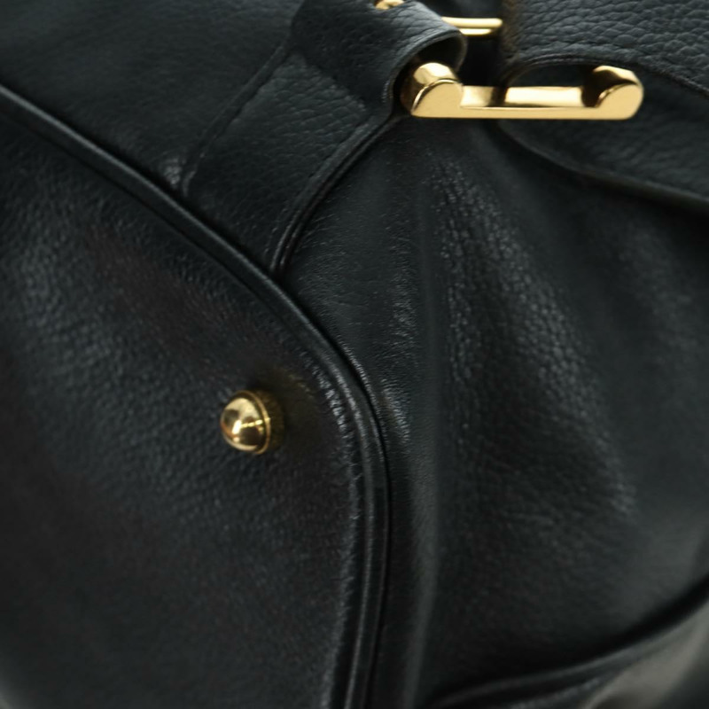 【日本直送】蒂芬妮 (TIFFANY&Co.) 黑色金色皮革雙肩包，正品 LNZ354V-18