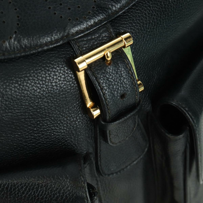 【日本直送】蒂芬妮 (TIFFANY&Co.) 黑色金色皮革雙肩包，正品 LNZ354V-22