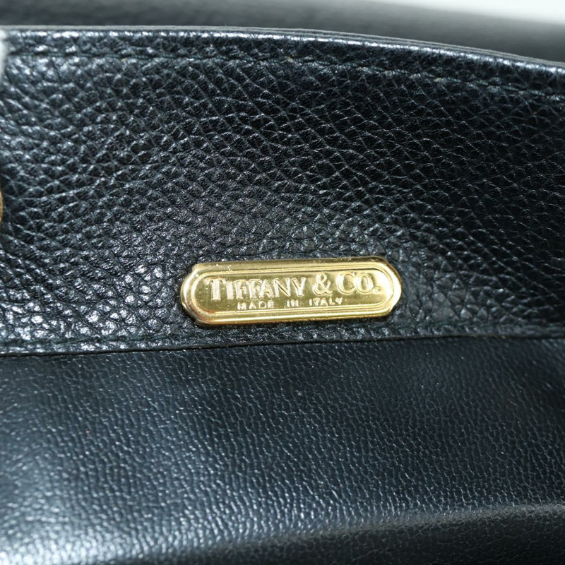 【日本直送】蒂芬妮 (TIFFANY&Co.) 黑色金色皮革雙肩包，正品 LNZ354V-24