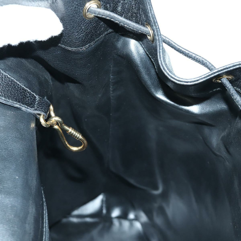 【日本直送】蒂芬妮 (TIFFANY&Co.) 黑色金色皮革雙肩包，正品 LNZ354V-26