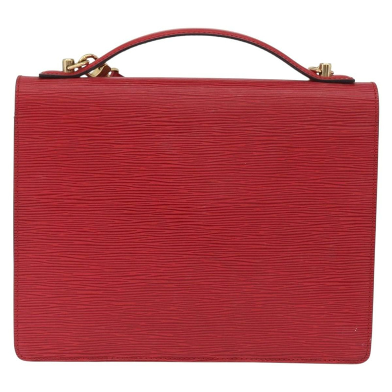 【日本直送】路易威登 Epi Monceau 28 手提包紅色 M40783 LV 正品 BA10966-1