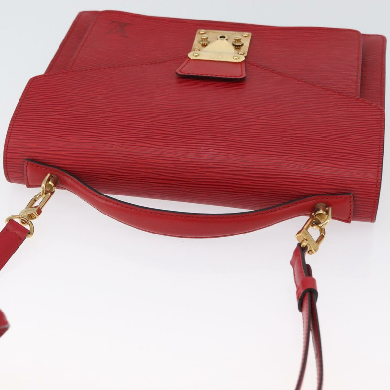 【日本直送】路易威登 Epi Monceau 28 手提包紅色 M40783 LV 正品 BA10966-5