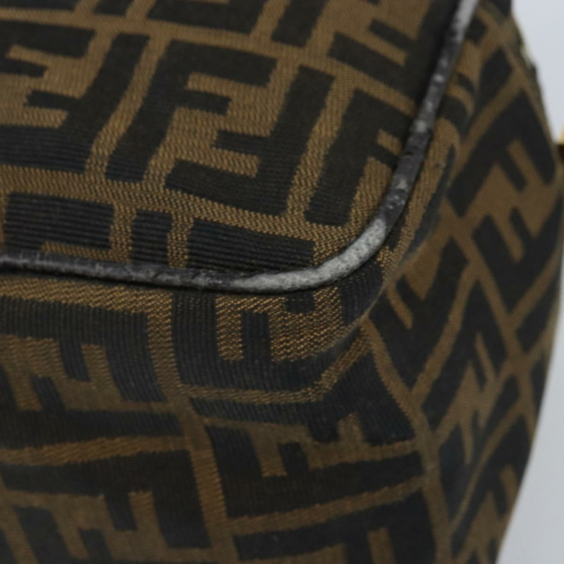 【日本直送】FENDI Zucca帆布單肩包 棕色 黑色 正品 LNZ213-7