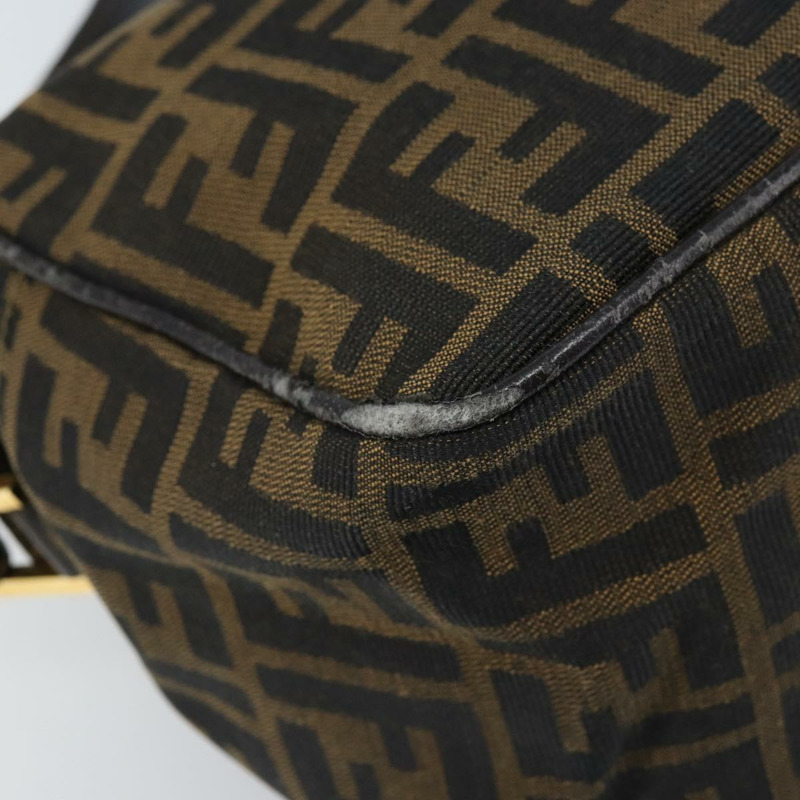 【日本直送】FENDI Zucca帆布單肩包 棕色 黑色 正品 LNZ213-14