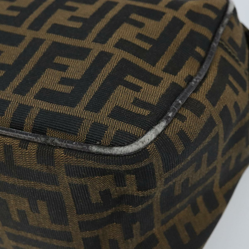 【日本直送】FENDI Zucca帆布單肩包 棕色 黑色 正品 LNZ213-15