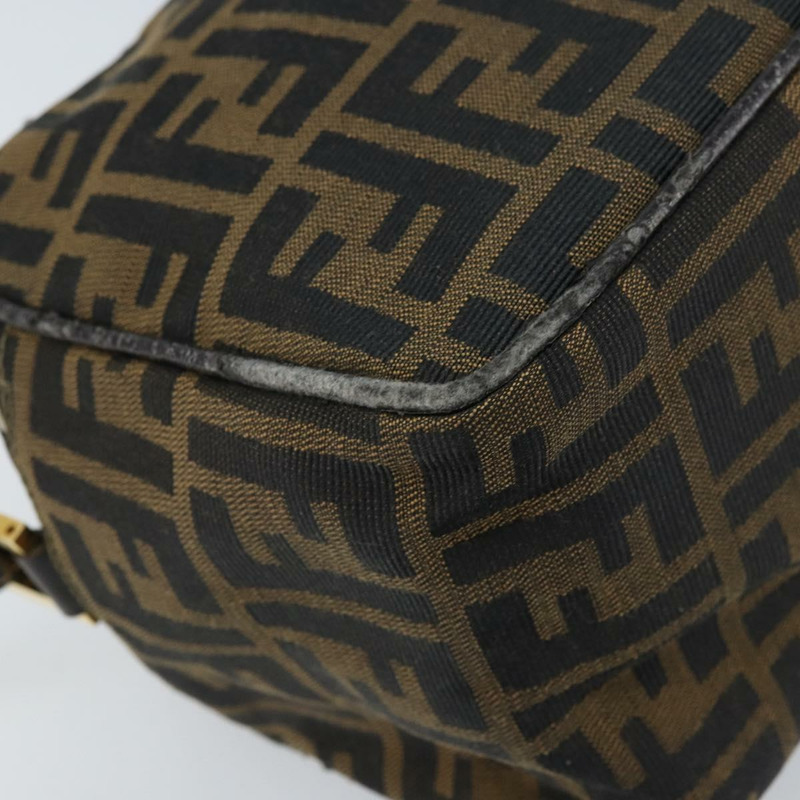 【日本直送】FENDI Zucca帆布單肩包 棕色 黑色 正品 LNZ213-16
