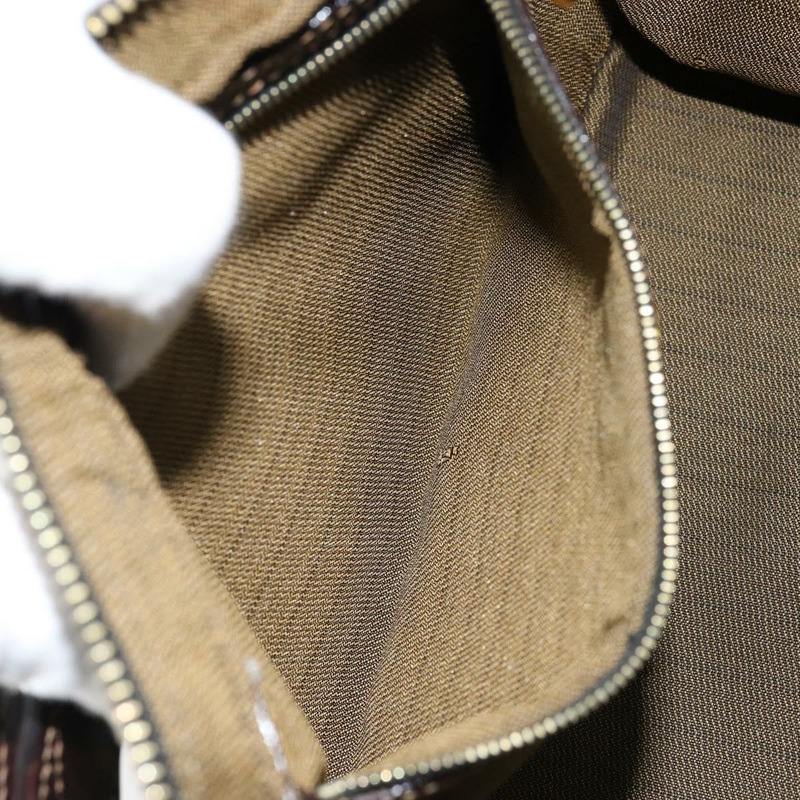 【日本直送】FENDI Zucca帆布單肩包 棕色 黑色 正品 LNZ213-21