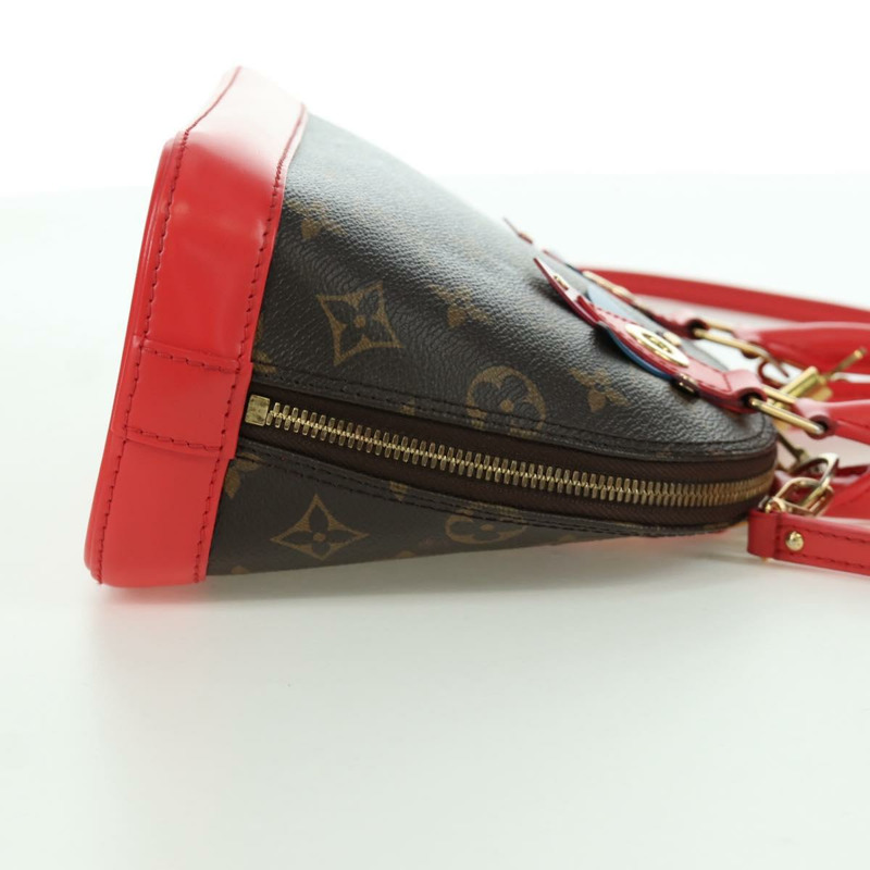 【日本直送】路易威登 Monogram Totem Alma BB 手提包 紅色 M41659 LV 正品 LNZ513SAM-3