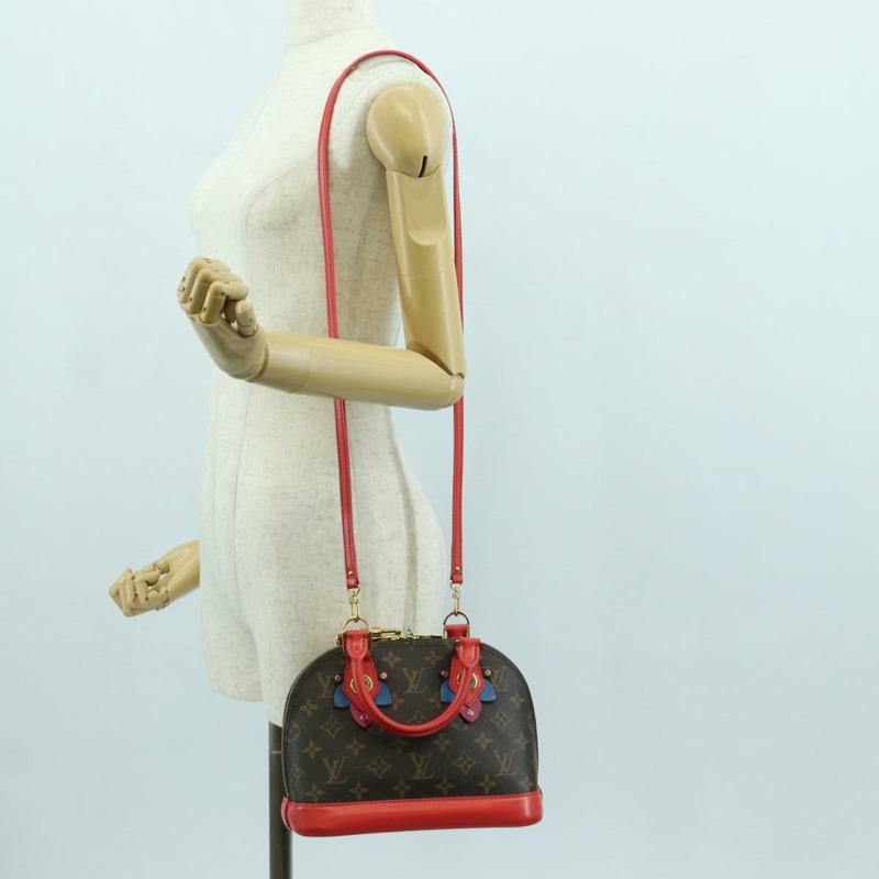 【日本直送】路易威登 Monogram Totem Alma BB 手提包 紅色 M41659 LV 正品 LNZ513SAM-24