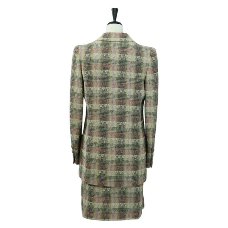 【日本直送】香奈兒外套半裙套裝外套斜紋軟呢多色 CC 認證 ARZ186V-1