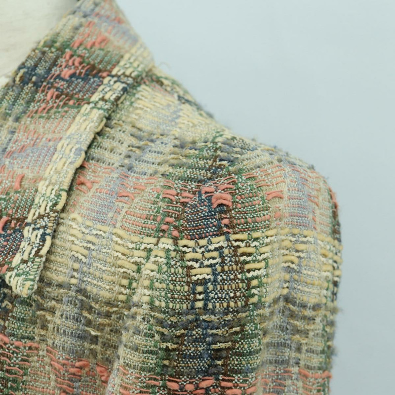 【日本直送】香奈兒外套半裙套裝外套斜紋軟呢多色 CC 認證 ARZ186V-7