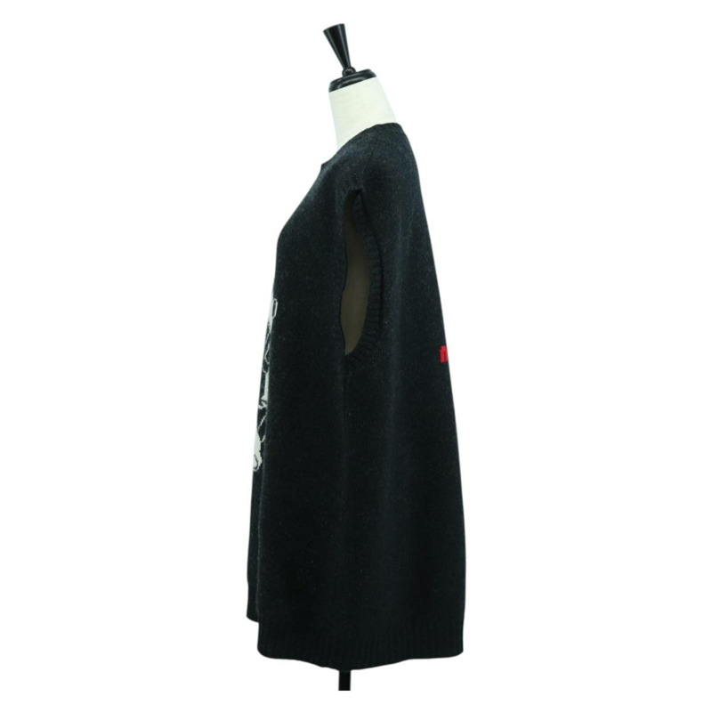 【日本直送】Miu Miu Disney 聯名針織背心，純棉材質，黑色，正品 ARZ190M-2