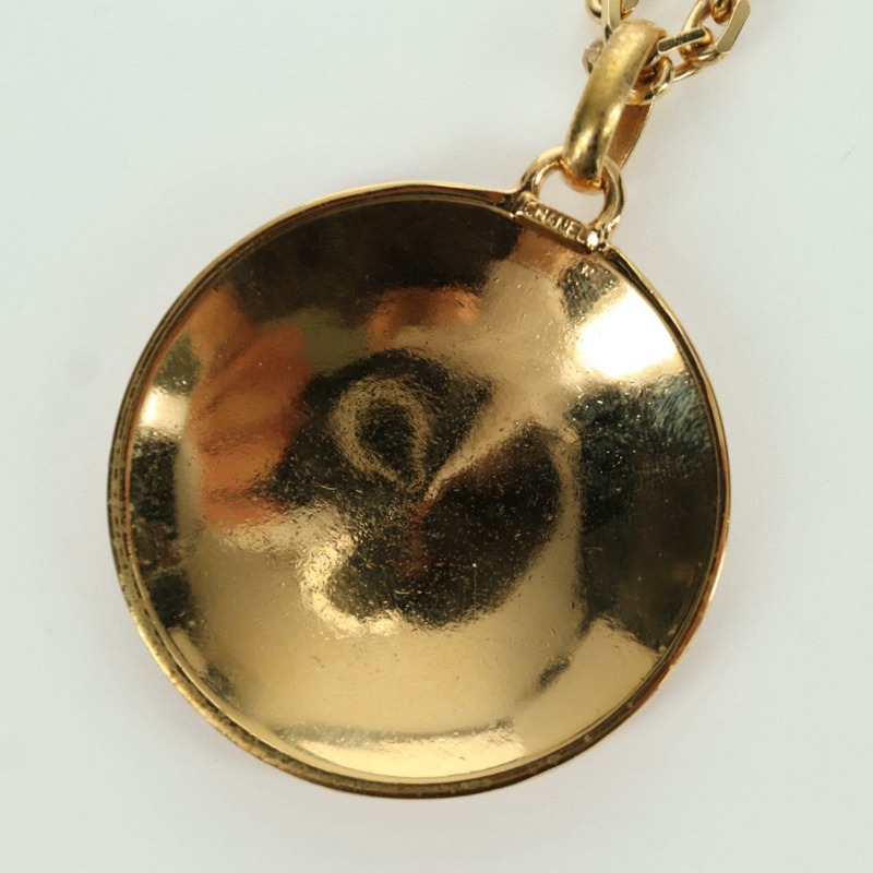 【日本直送】香奈兒 (CHANEL) 金金屬雙C標誌項鍊 ARZ179V-7