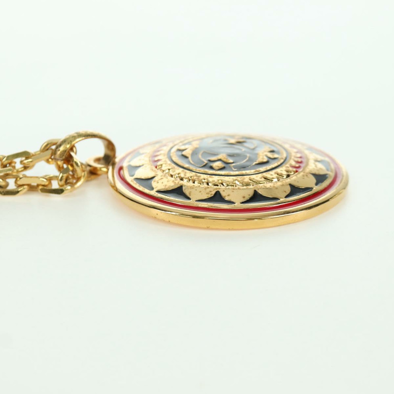 【日本直送】香奈兒 (CHANEL) 金金屬雙C標誌項鍊 ARZ179V-13