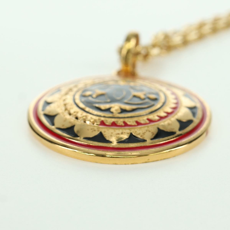 【日本直送】香奈兒 (CHANEL) 金金屬雙C標誌項鍊 ARZ179V-15