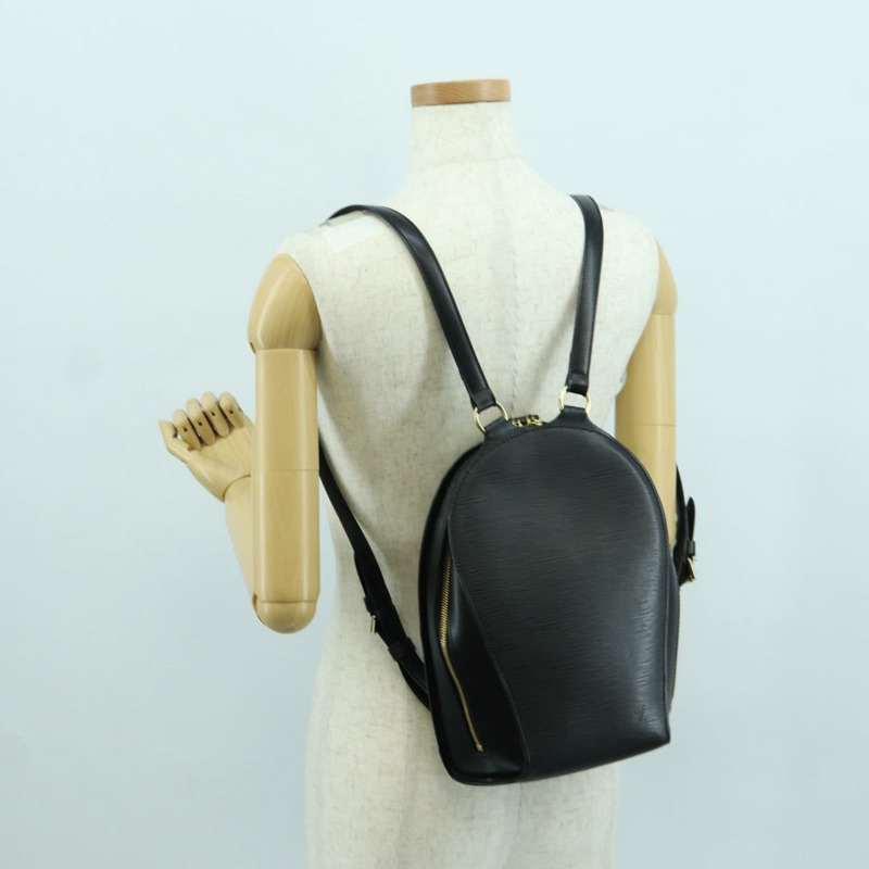 【日本直送】路易威登 Epi Mabillon 雙肩包 黑色 M52232 LV 正品 ARZ111V-27