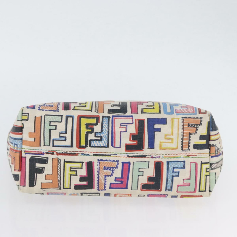【日本直送】FENDI Zucca 帆布手提包 PVC 多色金色正品 ARZ066V-4