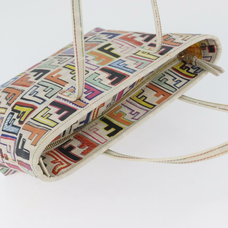 【日本直送】FENDI Zucca 帆布手提包 PVC 多色金色正品 ARZ066V-5