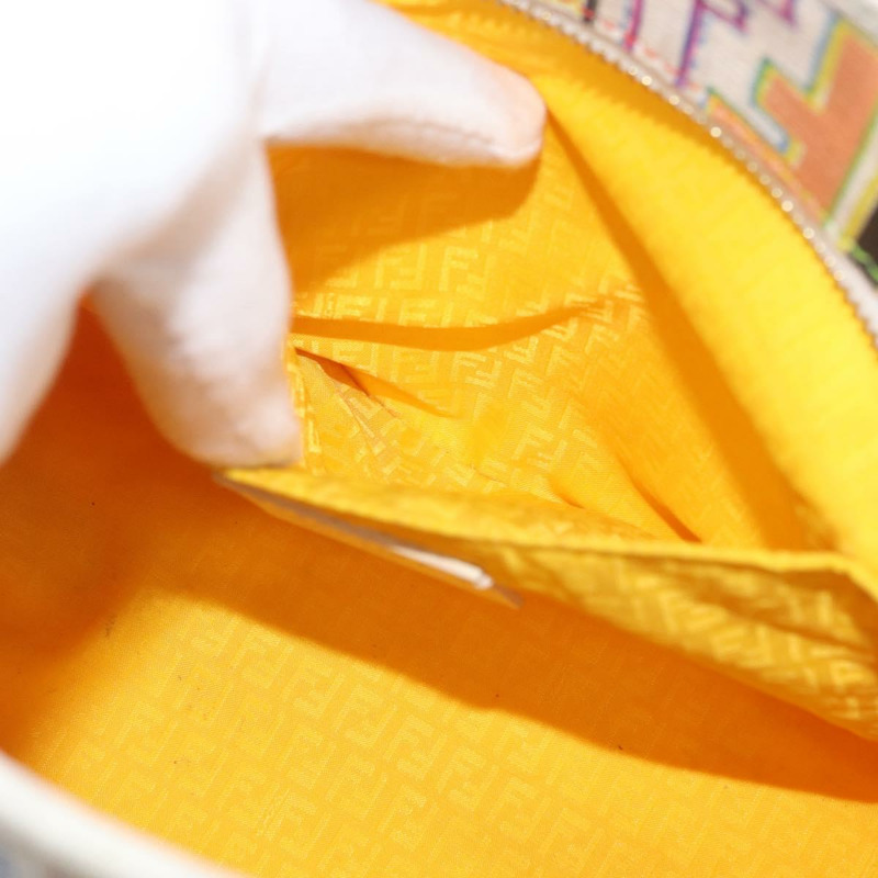 【日本直送】FENDI Zucca 帆布手提包 PVC 多色金色正品 ARZ066V-20