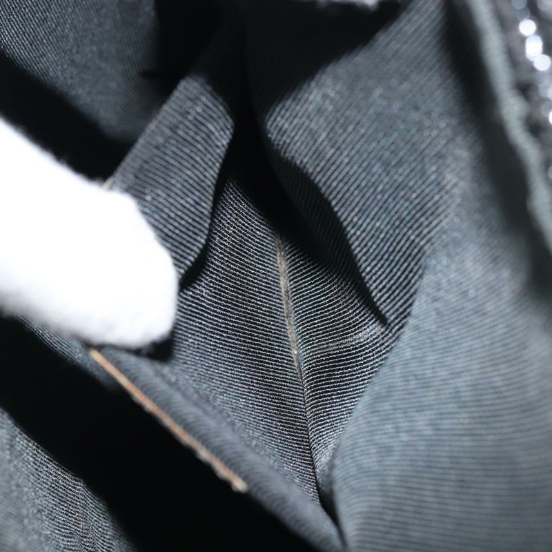 【日本直送】Salvatore Ferragamo Gancini 手提包，藤編黑色金色，正品 ARZ047V-19