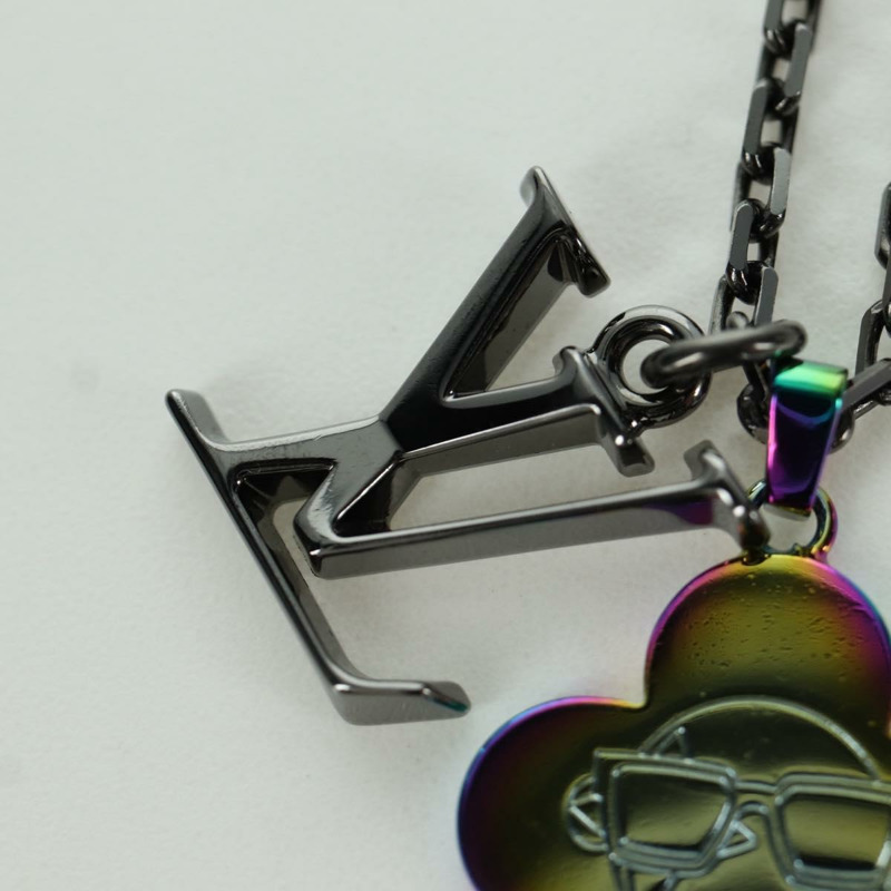【日本直送】路易威登 DJ Vocabulary Vivienne DJ 吊墜項鍊 M69460 LV Auth ARZ167M-3