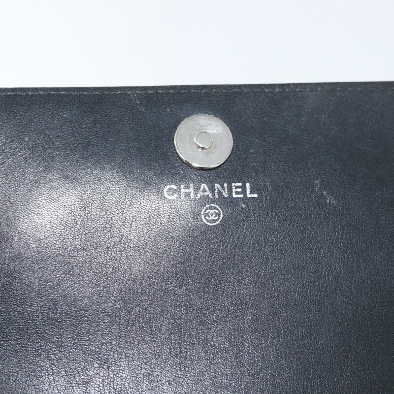 【日本直送】香奈兒 COCO 標誌鏈條單背包，漆皮黑色銀色 CC 標誌，正品編號 172433SAV-21